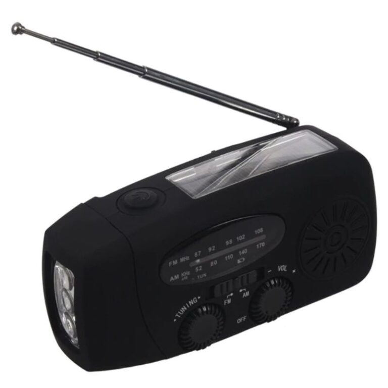 4 In 1 Hand Crank Radio - ExplorerChoice