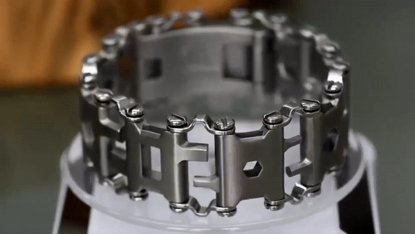 Multi-Tool Steel Bracelet