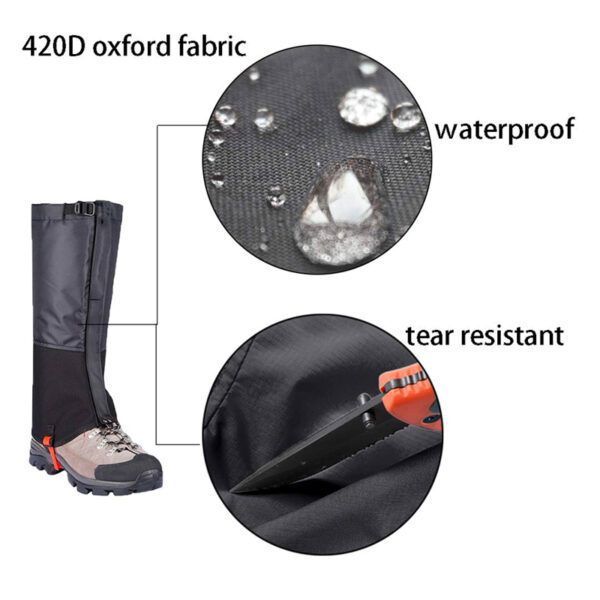 Waterproof Hiking Protection Leg Gaiters9.jpg