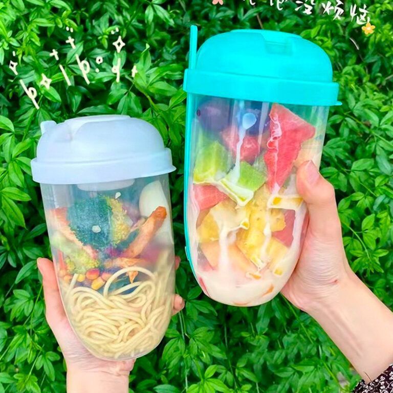 Bottle-Shaped Lunch Salad Container - ExplorerChoice